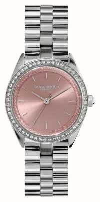 Olivia Burton Sports Luxe Bejewelled (34mm) Pink Dial / Stainless Steel Bracelet 24000134