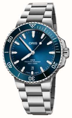 ORIS Aquis Date Automatic (41.5mm) Blue Dial / Stainless Steel Bracelet 01 733 7787 4135-07 8 22 04PEB