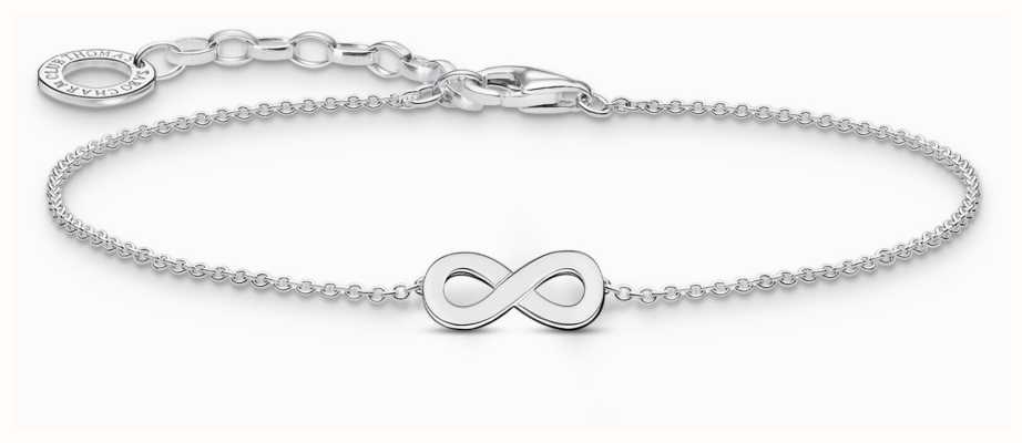 Thomas Sabo Infinity Symbol Sterling Silver Bracelet 19cm A2161-001-21-L19V