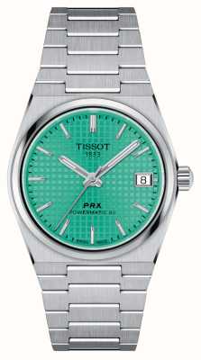 Tissot PRX Powermatic 80 (35mm) Green Dial / Stainless Steel Bracelet T1372071109101