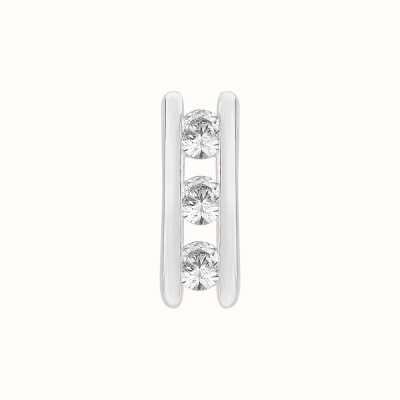 Perfection Crystals Channel Set Trilogy Pendant (0.25ct) P4048-SK