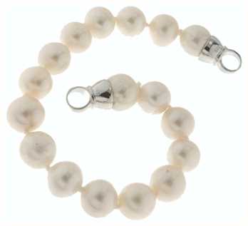 MY iMenso Freshwater Pearl Bracelet + Endcap (925/Rhod-Plated) 18cm 27-0519-18