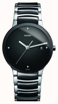 RADO Centrix Diamonds High-Tech Ceramic Black Dial Watch R30934712