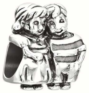 Authentic Chamilia Sterling Silver Charm Brothers 2010-3232 