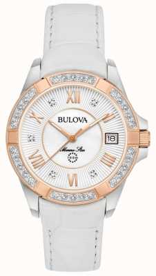 Bulova Womans Marine Star Diamond White 98R233