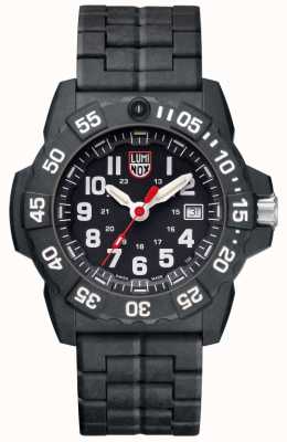 Luminox Men's Navy Seal 3500 Series Carbon Bracelet Black XS.3502.L