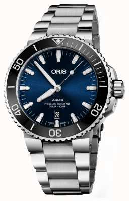 ORIS Aquis Date Automatic Stainless Steel Blue Dial 01 733 7730 4135-07 8 24 05PEB