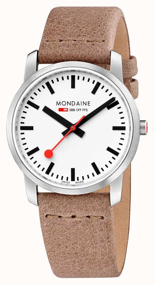 Mondaine Simply Elegant Slim Watch Sand A400.30351.16SBG - First Class ...