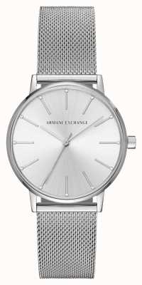 Armani Exchange Women's | Silver Dial | Stainless Steel Mesh Bracelet AX5535