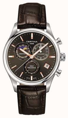 Certina Men's Ds-8 Precidrive Moonphase Chronograph Watch C0334501608100