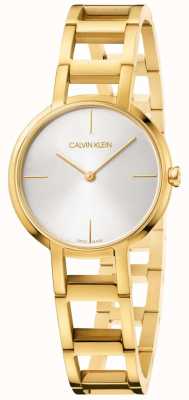 Calvin Klein Ladies Cheers Yellow Gold Watch K8N23546