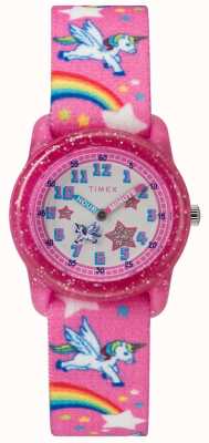 Timex Youth Analog Pink Unicorn Watch TW7C255004E