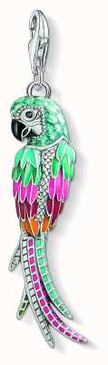 Thomas Sabo Sterling Silver Parrot Multicoloured Enamel And Zirconia Y0002-691-7