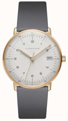 Junghans Max Bill Damen Quartz Grey Leather Watch 047/7854.04