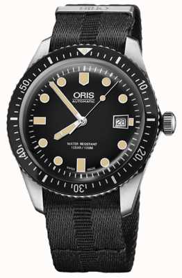 ORIS Divers Sixty-five Automatic Black Dial Black NATO Strap 01 733 7720 4054-07 5 21 26FC