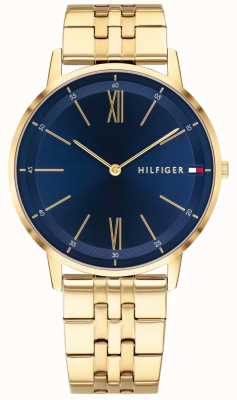 Tommy Hilfiger Cooper | Gold Plated Bracelet | Blue Dial 1791513