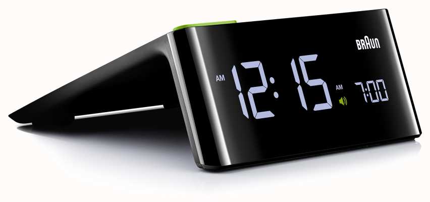 Braun Digital Bedside Alarm Clock | LCD Display BNC016BKUK