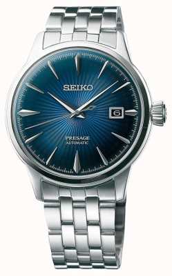 Seiko Presage Automatic Stainless Steel Bracelet Blue Dial SRPB41J1