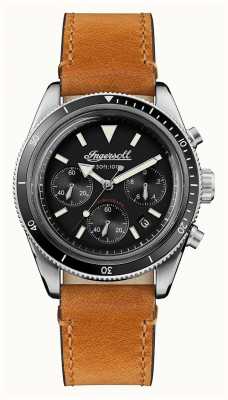 Ingersoll The Scovill Chronograph Brown Leather Strap I06202