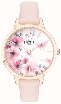 Limit | Women's Secret Garden | Pink&White Floral Dial | Pink Strp 60023
