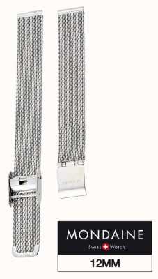 Mondaine | Mesh Watch Bracelet Strap Only | Stainless Steel | 12mm | FM8912STEM5