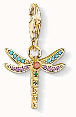Thomas Sabo | Dragonfly Charm | Gold Plated Sterling Silver | 1758-974-7