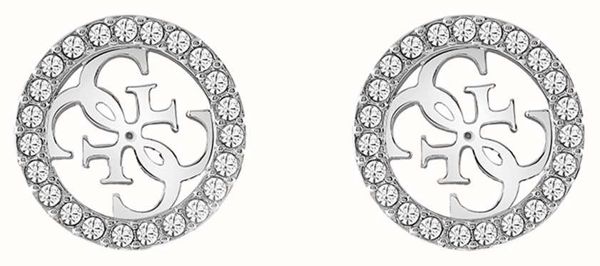 Guess | Tropical | Silver Stud Earrings | UBE78004 - Class Watches™