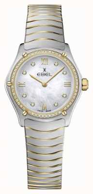 EBEL Sport Classic Mini - 61 Diamonds (24mm) Mother of Pearl Dial / 18K Gold & Stainless Steel 1216412A