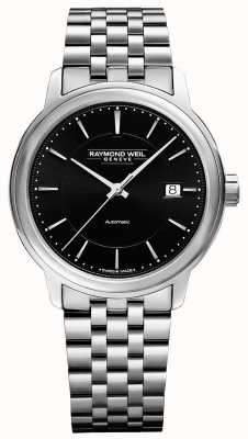 Raymond Weil Men's | Maestro | Automatic | Black Dial | Stainless Steel 2237-ST-20011