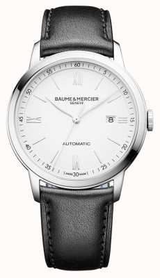 Baume & Mercier | Men's Classima | Automatic | Black Leather | White Dial | M0A10332