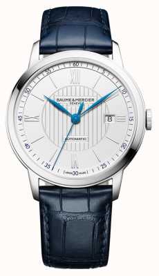 Baume & Mercier | Men's Classima | Automatic | Blue Leather | Silver Dial | M0A10333