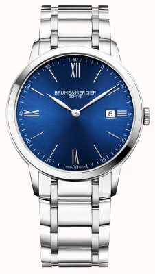 Baume & Mercier | Men's Classima | Stainless Steel Bracelet | Blue Dial | M0A10382