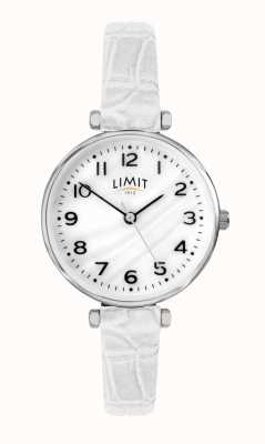 Limit | Women's White Leather Strap | Mother Of Pearl Dial | 60061.01