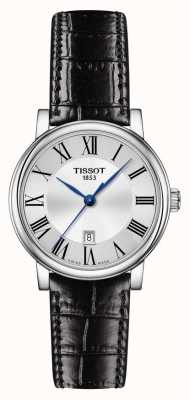 Tissot | Carson Classic | Black Leather Strap | Silver Dial | T1222101603300
