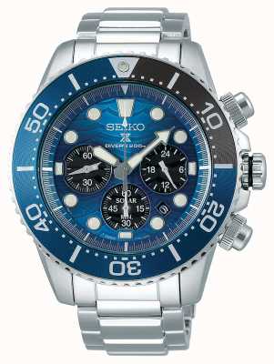 Seiko | Prospex Diver's | Save The Ocean | Blue Chronograph Dial | SSC741P1