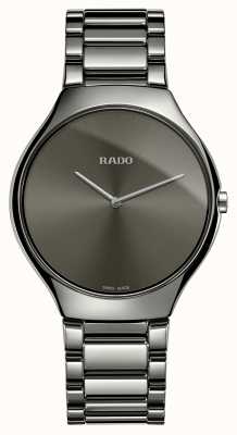 RADO True Thinline Grey Ceramic Bracelet Grey Dial Watch R27955122