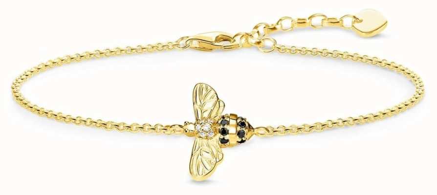 Thomas Sabo Glam And Soul Gold Bee Bracelet A1865-414-7-L19V