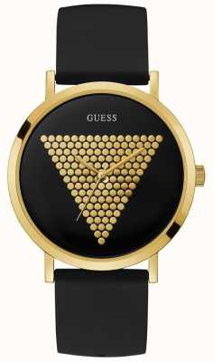 Guess | Men's | Trend | Imprint | Black Gold Watch | W1161G1