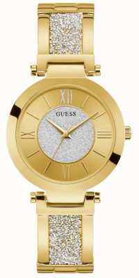 Guess | Women's Aurora | Gold Crystal Bracelet | Gold Dial | W1288L2