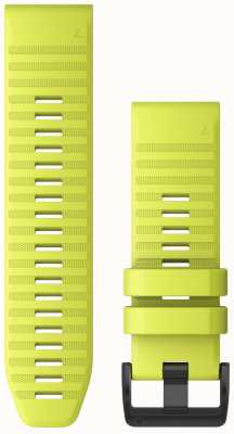 Garmin QuickFit 26 Watch Strap Only, Amp Yellow Silicone 010-12864-04