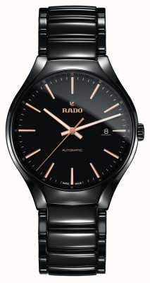 RADO True Round Automatic (40mm) Black Dial / High-Tech Ceramic Bracelet R27056162