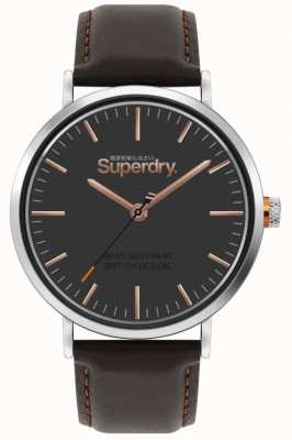 Superdry Oxford | Brown Leather Strap | Brown Dial | SYG287BR