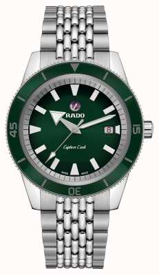 RADO XL 'Captain Cook' Stainless Steel Bracelet Green Dial R32505313