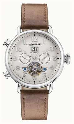 Ingersoll | The Muse Automatic | Brown Leather Strap | White Dial I09502B