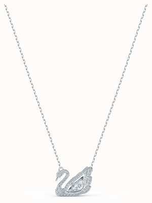 Swarovski Dancing Swan | Necklace | Rhodium Plated | White 5514421