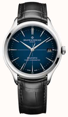 Baume & Mercier Clifton | Baumatic | Cadran Blue Dial | Black Strap M0A10467
