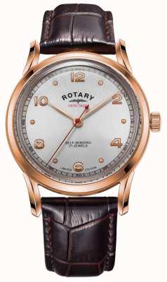 Rotary Men's Limited Edition Heritage | Rose Gold Case | GS05144/70