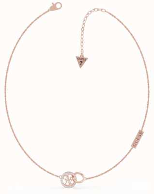 Guess Equilibre | Rose Gold PVD Steel Necklace UBN79046