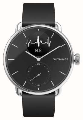 Withings ScanWatch - Hybrid Smartwatch with ECG (38mm) Black Hybrid Dial / Black Silicone HWA09-MODEL 2-ALL-INT