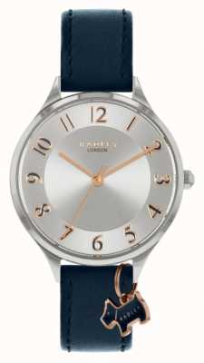Radley Saxon Road | Navy Leather Strap | Silver Dial RY2965